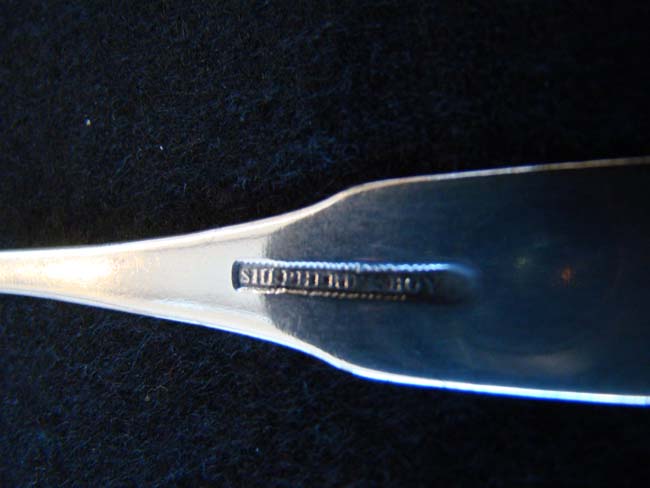 A set of three Coin Silver Teaspoons with scallop shell ends by Shepherd & Boyd of Albany, N.Y., circa 1810. — image 3